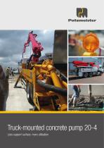 Truck-mounted concrete pump 20-4-1