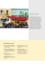 Truck-mounted concrete pump M 38-5-3