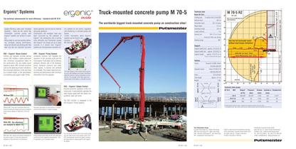 The worldwide biggest truck-mounted concrete pump on construction sites-2
