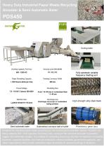 SUPU double shaft shredder PDS450-2