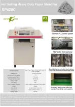SUPU  single shaft  paper  shredder SP428C-2