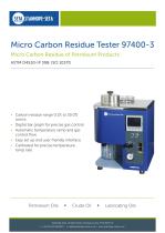 Micro Carbon Residue Tester 97400-3 - 1