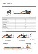 CLAMSHELL TELESCOPIC ARM ZAXIS 210LC/350LC-7
