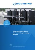 High performance plastics for the chemical processing industry - 1