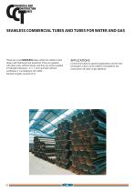 SEAMLESS COMMERCIAL TUBES AND TUBES FOR WATER AND GAS - 1