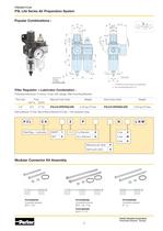 Airline Lightweight FRL - P3L Lite Series catalogue PDE2661TCUK - 5