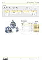 Pneumatic Cylinders Cartidge Cylinders Series P1G - PDE2571TCUK-ul - 6