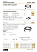 Pneumatic Cylinders - Compact P1Q Series Technical Catalogue - PDE2663TCUK - 17