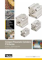 Pneumatic Cylinders - Compact P1Q Series Technical Catalogue - PDE2663TCUK - 1