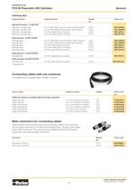 Pneumatic Cylinders - P1D-B Series Technical Catalogue - PDE2659TCUK - 21