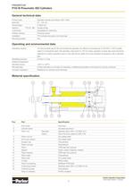 Pneumatic Cylinders - P1D-B Series Technical Catalogue - PDE2659TCUK - 5