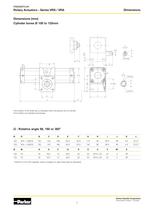 Rotary Actuators Series VRS / VRA - Catalogue PDE2655TCUK - 7