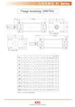 Pneumatic cylinder C.N.O.M.O. - 7