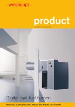 Dual fuel burner WGL30-C and WGL40-A