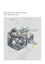 Dual fuel burner WGL30-C and WGL40-A-6