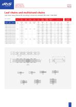 Leaf chains and multistrand chains - 5