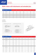 Roller chains with attachments extended pins - 3