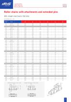 Roller chains with attachments extended pins - 5