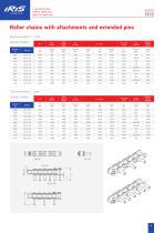 Roller chains with attachments extended pins - 9