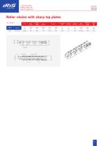 Roller chains with sharp top plates-5