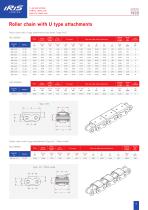 Roller chains with U attachments - 5