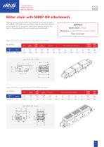 Roller chains with U attachments - 6