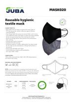 Reusable hygienic textile mask-1