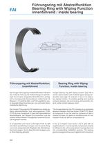 Bearing Ring with Wiping Function, inside bearing FAI