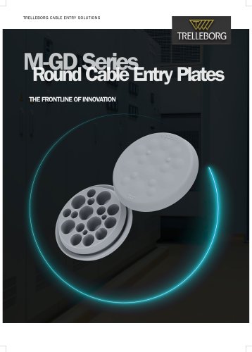 M-GD Round cable entry plates