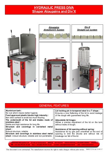 HYDRAULIC PRESS DIVA Shaper Atoupains and Div’X