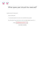 What spare part should be reserved?-1