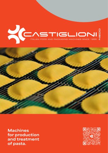 MACHINES FOR PRODUCTION AND TREATMENT OF PASTA 