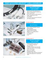 COAXIAL CABLE ASSEMBLIES PRODUCTS & CAPABILITIES - 4