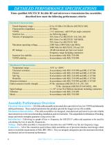 COAXIAL CABLE ASSEMBLIES PRODUCTS & CAPABILITIES - 6