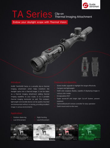 Guide TA435 Clip-on Thermal Imaging Attachment