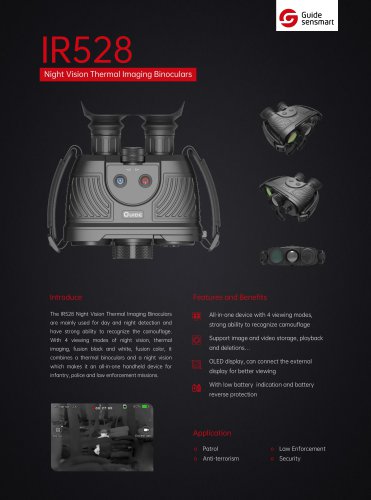 IR528 Night Vision Thermal Imaging Binoculars