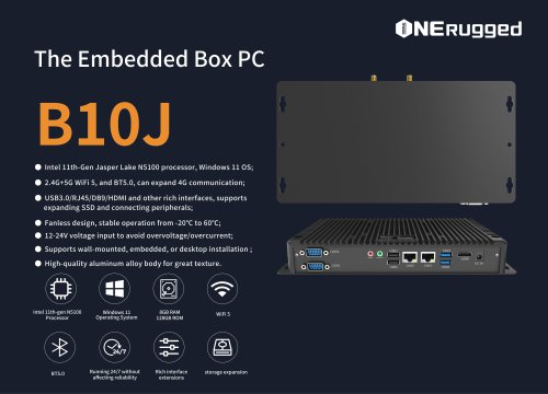 EM-B10J embedded box PC