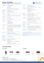 EM-IS19N:10.1-inch Ultra-slim rugged windows tablet for bussiness IP67-2