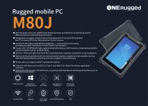 EM-M80J: Rugged Mobile PC, Unmatched Durability with N5100 Processor, Windows 10, and Advanced Features - 1