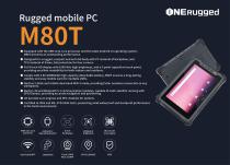 EM-M80T: Rugged Mobile PC, ARM Octa-Core Processor, Android 12, and Robust Features for Seamless Performance - 1