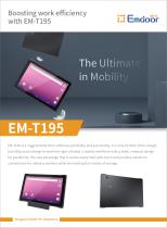 EM-T195: Maximizing Efficiency with Lightweight, Affordable, High-Performance Rugged Tablet Solutions - 1