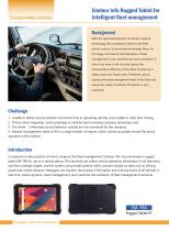 EM-T86 Rugged Tablet: Revolutionizing Intelligent Fleet Management in the Transportation Industry - 1