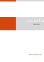 EM-X15M Rugged AI PC uesr manual