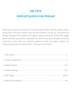 Emdoor Info. EM-T87X Rugged Tablet PC User Manual