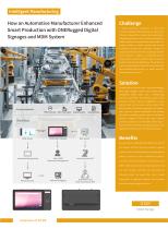 How an Automotive Manufacturer Enhanced Smart Production with ONERugged DigitalSignages and MDM System - 1