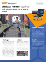 ONERugged N14T/N15T: Enhancing Railway Maintenance Operations with Robust Rugged Notebooks - 1