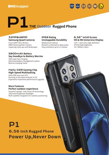 ONERugged The Outdoor Rugged Phone P1