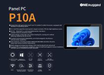 ONErugged P10A Panel PC: 12th Gen Intel Core, Windows 11, and Robust Design for Unmatched Performance - 1