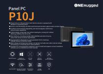 ONERugged P10J Panel PC: Unleashing Windows 11 Power and IP65 Resilience for Unstoppable Productivity! - 1