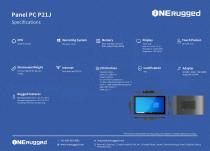 ONERugged P21J Panel PC: Unleashing Power and Precision with Windows 11/10 and IP65 Protection - 2